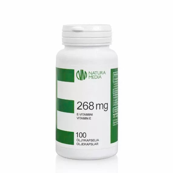 E-vitamiini 268mg 100 öljykapselia