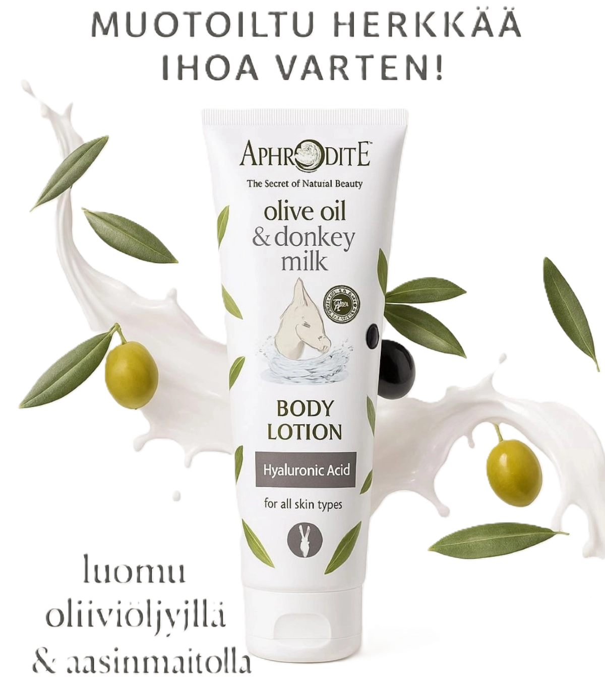 Olive Oil & Donkey Milk Hyaluronic Acid Body Lotion 200ml