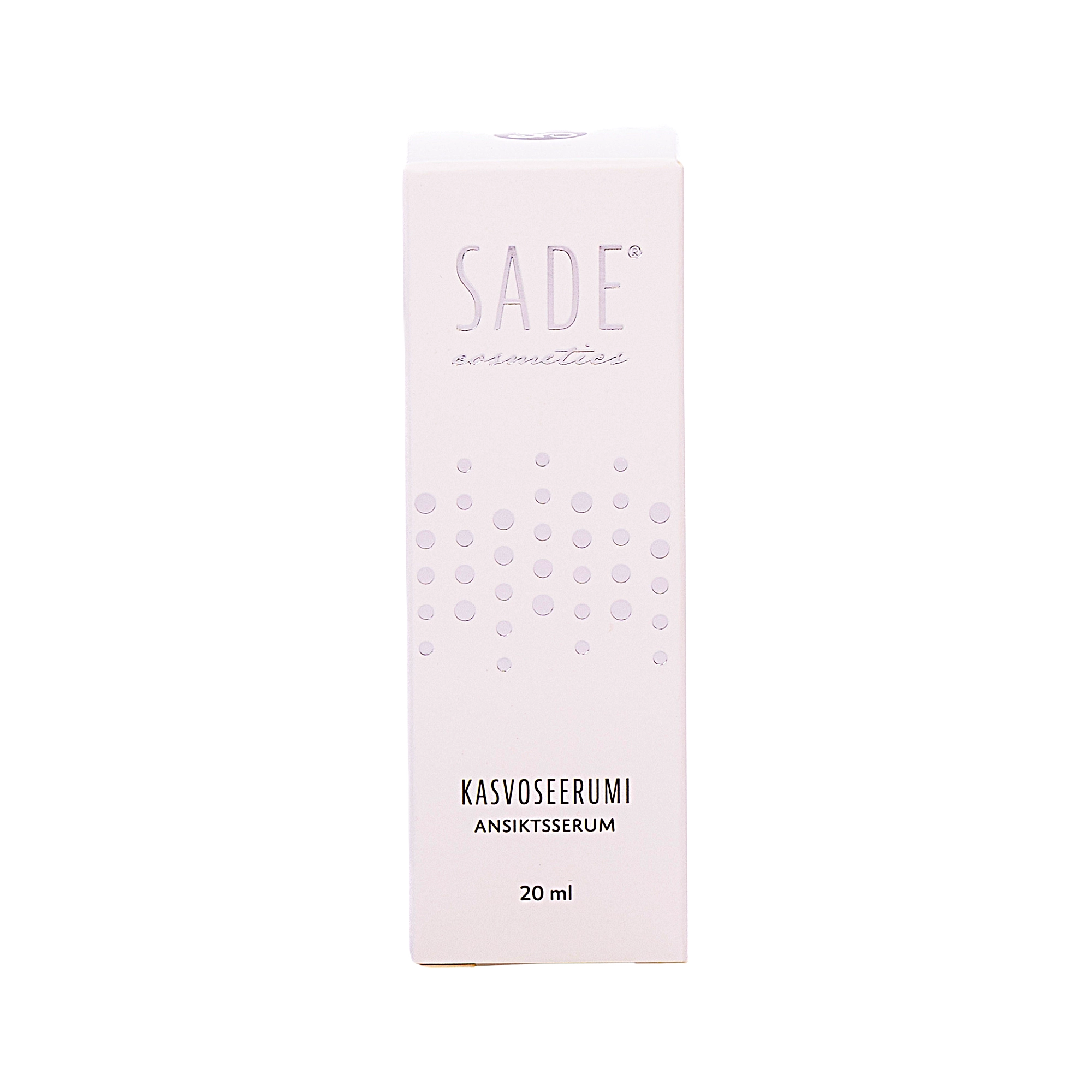 Sade cosmetics kasvoseerumi 20ml