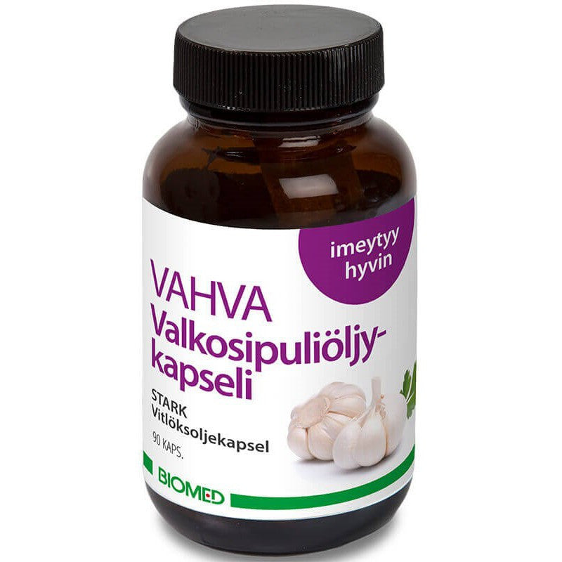 Vahva valkosipuli öljykapseli 90 kapselia
